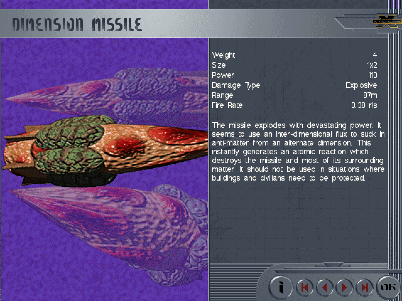 Dimension Missile